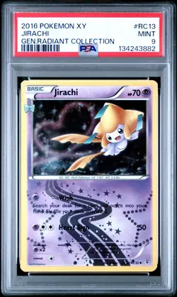 2016 Pokemon Xy Generations Radiant Collection #RC13 Jirachi PSA 9 - Image 1