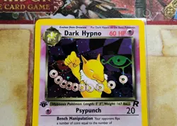 Dark Hypno 9/82 Team Rocket 1st Edition Holo Rare Near-Mint Pokemon - Image 2