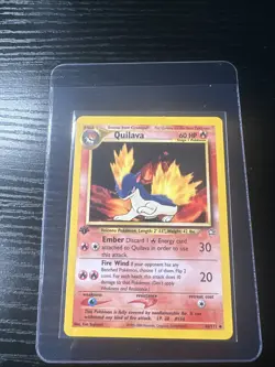 Quilava 46/111 1st Edition Neo Genesis WOTC Vintage Pokemon - Image 1