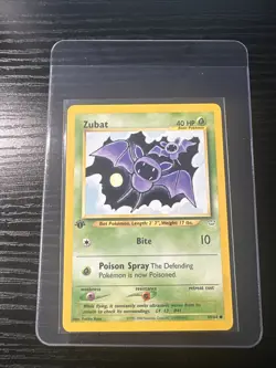 Zubat 59/64 1st Edition Neo Revelation WOTC Vintage Pokemon - Image 1