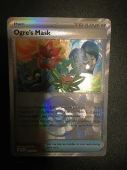 Ogre's Mask 118/131 Poke Ball Holo Pokemon Prismatic Evolutions NM - Image 1