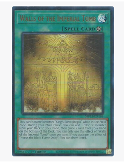 x3 Walls of the Imperial Tomb - MP25-EN168 - Ultra Rare YuGiOh - Image 1
