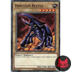 Yugioh Hercules Beetle OP19-EN012 Common NM - Image 1