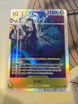 Enel EB02-052 English SR Extra Booster: Anime 25th Collection One Piece Card - Image 1