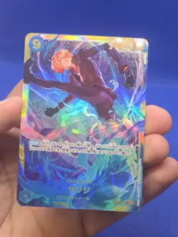 JAPANESE One Piece Wings of the Captain Sanji OP06-119 SEC Secret Rare NM - Image 2