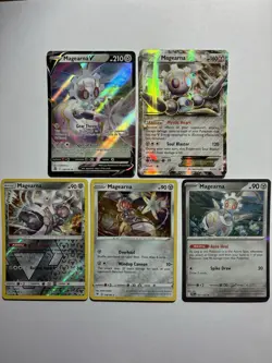 Magearna Pokemon Card Lot – Includes V and Holo Cards – NM/LP Gift Set - Image 1