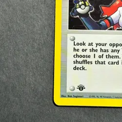 1st Edition Rocket's Sneak Attack 16/82 Holo Rare Pokemon Card - Image 5
