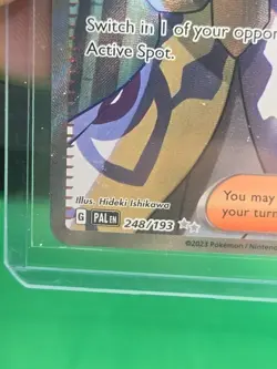 Pokemon TCG Boss's Orders Trainer Full Art Holo Rare Card 248/193 - Image 5