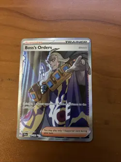 Pokemon TCG Boss's Orders Trainer Full Art Holo Rare Card 248/193 - Image 1