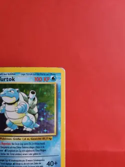 Pokemon Karte/card - Turtok (Blastoise) 2/102 Holo Base - Played - Image 3