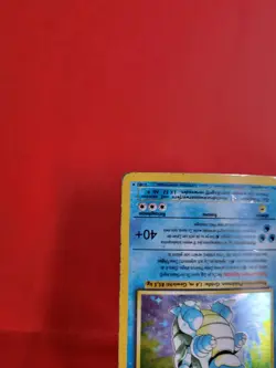 Pokemon Karte/card - Turtok (Blastoise) 2/102 Holo Base - Played - Image 4
