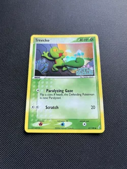 Pokemon Card EX Crystal Guardians Reverse Holo Treecko 67/100 Stamped - Image 2