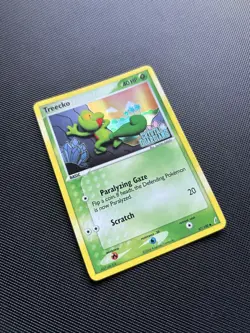 Pokemon Card EX Crystal Guardians Reverse Holo Treecko 67/100 Stamped - Image 3
