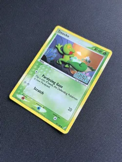 Pokemon Card EX Crystal Guardians Reverse Holo Treecko 67/100 Stamped - Image 4