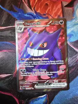 Pokemon TCG Gengar EX Temporal Forces Ultra Rare Card 193/162 Scarlet & Violet - Image 1