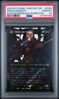 2025 MTG Final Fantasy Zenos Yae Galvus Shinryu (Surge Foil) 529 PSA 10 - Image 1