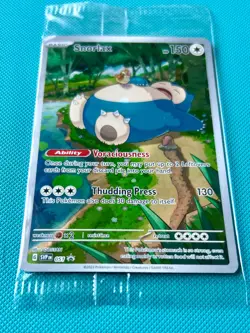 Snorlax 051- 151 ETB Black Star Promo Pokemon Card SEALED Full Art - Image 2