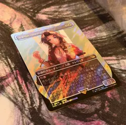Aerith Gainsborough Japanese Borderless Surge Foil Final Fantasy Magic MTG NM - Image 3