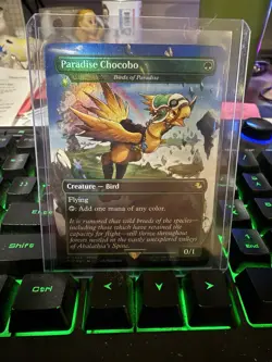 Paradise Chocobo - Birds of Paradise (Borderless) Commander: Final Fant Foil NM - Image 1