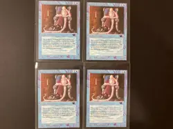 4 x SAGE OF LAT-NAM Antiquities Edition Magic the Gathering MTG Vintage Blue - Image 1
