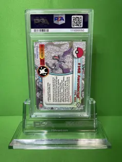2000 TOPPS POKEMON TV ANIMATION SERIES 3 142 AERODACTYL FOIL PSA 9 - Image 2