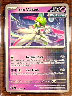 Iron Valiant Uncommon #079 - CGC NM/MINT 8 - 2024 Temporal Forces - Pokemon TCG - Image 2