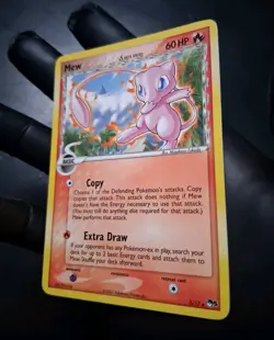 Mew δ 3/17 POP Series 5 NM Non Holo Delta Species Rare Promo 2007 Pokemon - Image 3