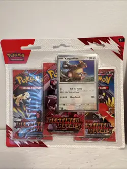 Pokemon Destined Rivals SV10 3-Pack Blister Set of 2! Brand New - Image 2