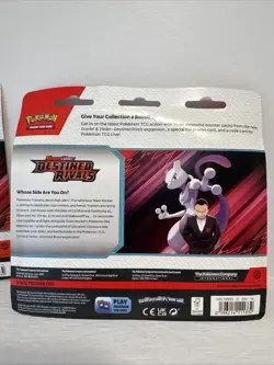 Pokemon Destined Rivals SV10 3-Pack Blister Set of 2! Brand New - Image 5