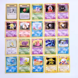 20x Pokemon Karten WOTC Sammlung gemischt div. Set TCG non Holo /T91 - Image 2