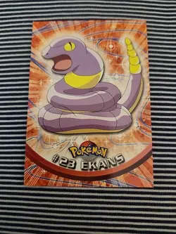 Pokemon Topps TV Animation Edition Ekans #23 NM - Image 1