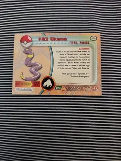 Pokemon Topps TV Animation Edition Ekans #23 NM - Image 2