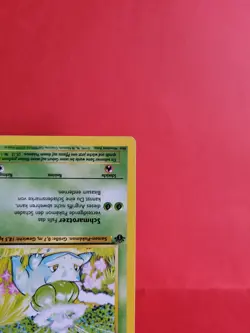 Pokemon Karten Sammlung - Starter Bisasam 44/102 1. Edition Base - Excellent-NM - Image 5