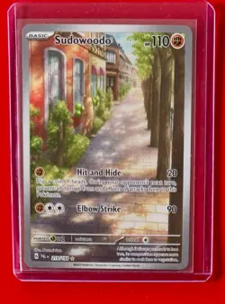 2023 Pokemon Paldea Evolved - Illustration Rare - Sudowoodo - 219/193 - NM - Image 1