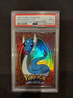 PSA 9 Dragonair Rainbow Foil Topps Pokemon Movie Edition - Image 1