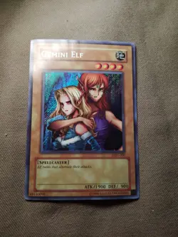 Yugioh! LP Gemini Elf - LON-000 - Secret Rare - Lightly Played Read Description - Image 2