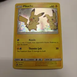 Pokemon 2019 Pikachu SM162 Sun & Moon Black Star Promo Holo Card TCG - Image 2
