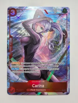 Carina OP07-005 Holo Foil Alternate Art One Piece TCG Game Card NM/M - Image 1
