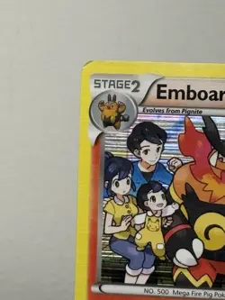 Pokemon TCG Embroar 27/113 Regular Rare Legendary Treasures Trading Card 2013 MP - Image 2