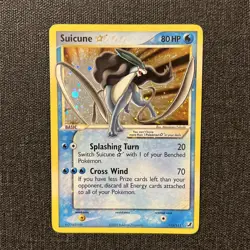 Suicune Gold Star Holo Card 115/115 Unseen Forces - Image 1