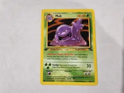 1999 Pokemon MUK Fossil Set 1ST EDITION Non Holo RARE Card 28/62 WotC Series NM - Image 1