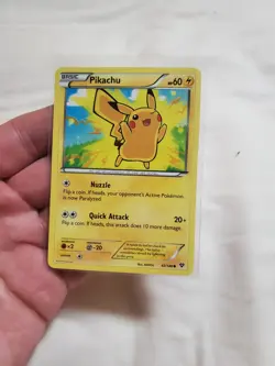 Pokemon Pikachu 42/146 XY Base Set LP Pokemon Card - Image 1