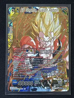 Dragon Ball Super Card Game SS Gogeta Fusion Reborn SCR Foil Card BT22-140 - Image 1
