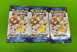 Pokemon Card - Sun & Moon Base - Sampling Pack - 3 Cards - Factory Sealed - Image 1