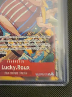 One Piece Card game TCG Lucky Roux OP09-015 Treasure Rare Card Near Mint - Image 5