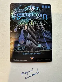 Storm of Saruman (Borderless Poster) Universe Beyond: the Lord of the Rings Foil - Image 1