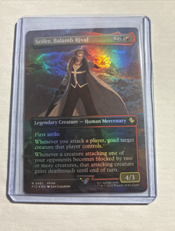Seifer, Balamb Rival (Borderless) - Commander: FINAL FANTASY Foil + Bonus Card!! - Image 1