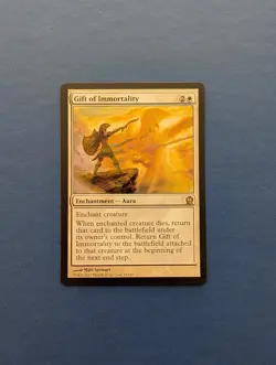 MTG Gift of Immortality: Theros #14 – NM+ - Image 1