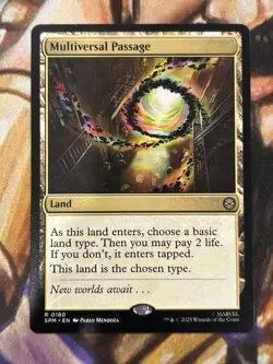 Multiversal Passage #0180 Marvel MTG Spider-Man Regular Rare - Pack Fresh NM - Image 1