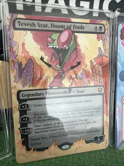 MTG Tevesh Szat, Doom of Fools and Rograkh, Son of Rohgahh (Hand Painted Alters) - Image 2